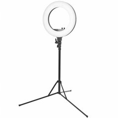 LAMPA NA LÍČENIE RING LIGHT 18" 48W LED + STATÍV LAMPA NA LÍČENIE RING LIGHT 18" 48W LED + STATÍV