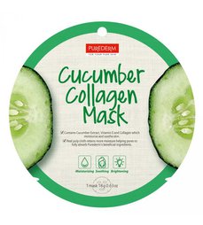 PureDerm Cucumber Collagen Mask