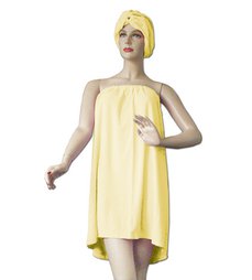 Froté šaty žlté