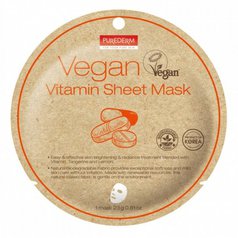 PureDerm Vegan Vitamin Sheet Mask