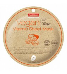 PureDerm Vegan Vitamin Sheet Mask